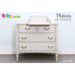 Chambre Bébé Eva : Élégance Patinée et Style Baroque