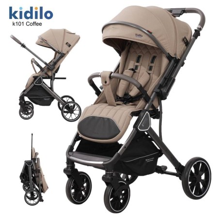Poussette Kidilo K101 – Confort, sécurité et design pour bébé