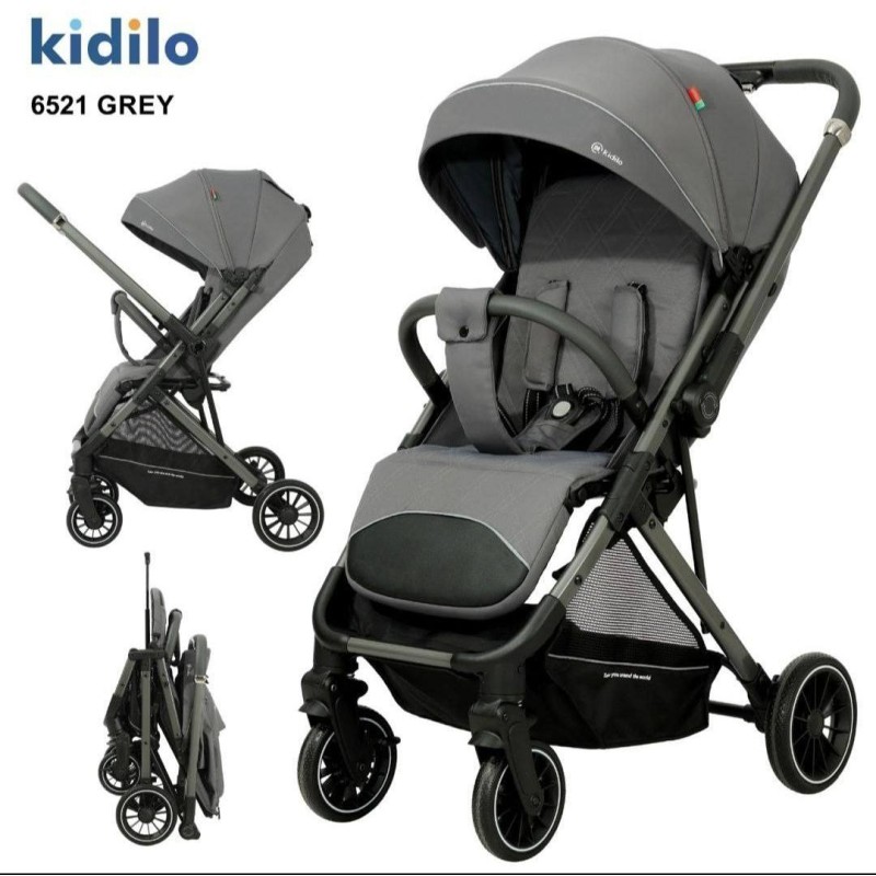 Poussette Bébé Kidilo 6521 Réversible & Pliable – Tunisie