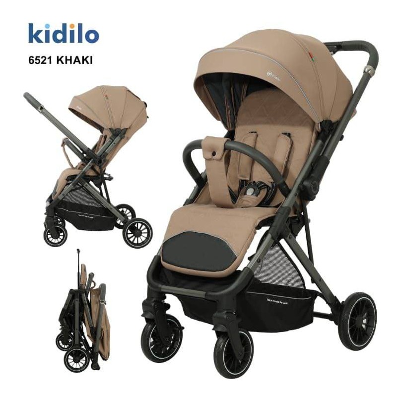 Poussette Bébé Kidilo 6521 Réversible & Pliable – Tunisie