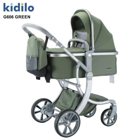 Poussette bébé réversible Kidilo A10 – Confort & Sécurité