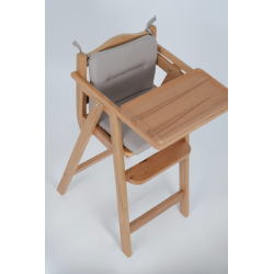 Chaise Haute en Bois Nature...