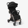 Duo Poussette Bébé Compacte + Siège Auto i-Size 40-87 cm Noir-KikkaBoo