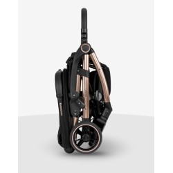 Duo Poussette Bébé Compacte + Siège Auto i-Size 40-87 cm Noir-KikkaBoo