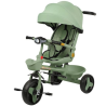 Tricycle Enfant Évolutif avec Canopy et Poignée Parentale