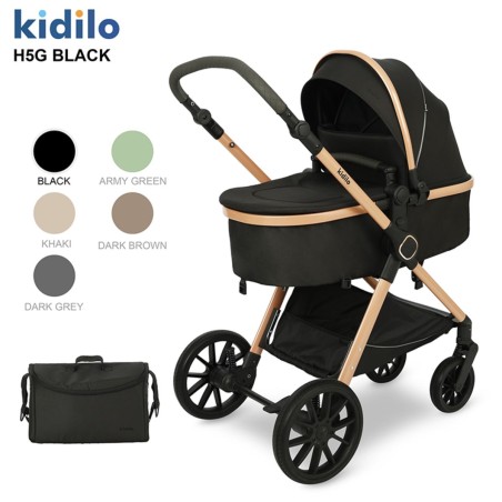 Poussette Landau Kidilo H5G 2 en 1 | Baby MCM Tunisie