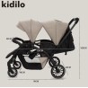 Poussette Jumeaux Kidilo LB200
