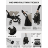 Poussette Jumeaux Kidilo LB200