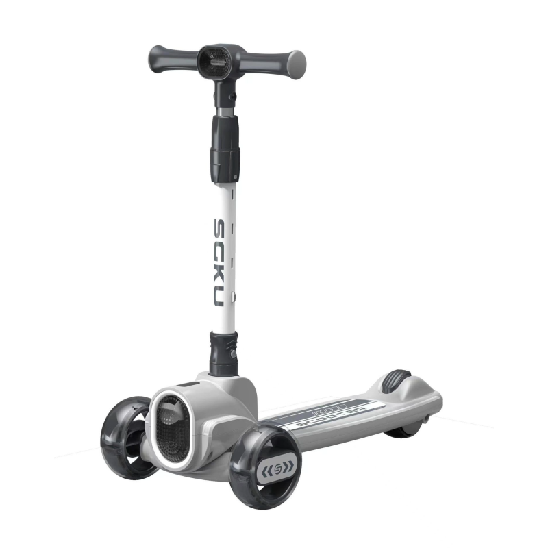 Trottinette Enfant 3 Roues Pliable avec Lumières LED – 3 en 1