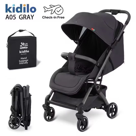 Poussette Kidilo A05 Pliable – Système de Voyage