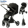 Poussette Bébé D9 Légère et Pliable – Poignée Réglable, Suspension, Cadre en Acier Inoxydable – 0 à 3 Ans | Baby MCM