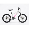 Vélo Enfant  20 Pouces – Cadre Acier – Freins V-Brake – Blanc & rose