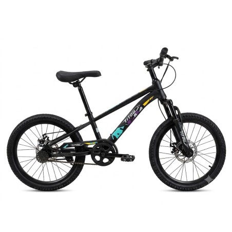 Vélo Enfant  20 Pouces – Cadre Acier – Freins V-Brake – NOIR