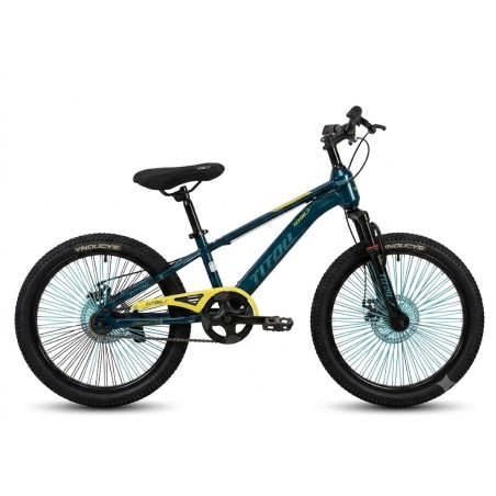 Vélo Enfant  20 Pouces – Cadre Acier – Freins V-Brake – BLEU FONCE