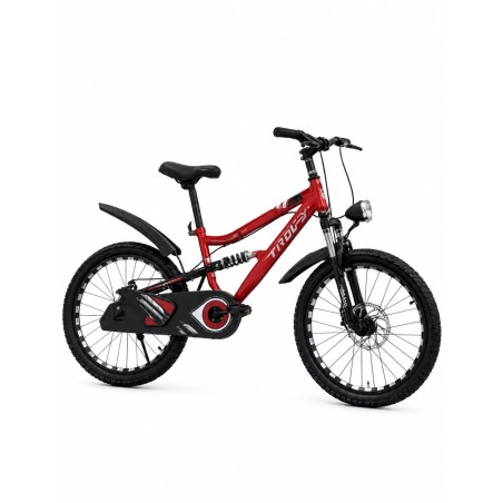 Vélo Enfant 20 Pouces – Cadre Acier avec Suspension Avant et Arrière