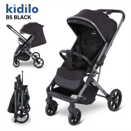 Poussette Bébé Kidilo B5 Réversible – Dès la Naissance Jusqu’à 22 kg