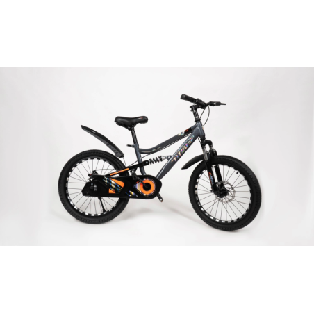 Vélo Enfant 20 Pouces – Cadre Acier avec Suspension Avant et Arrière