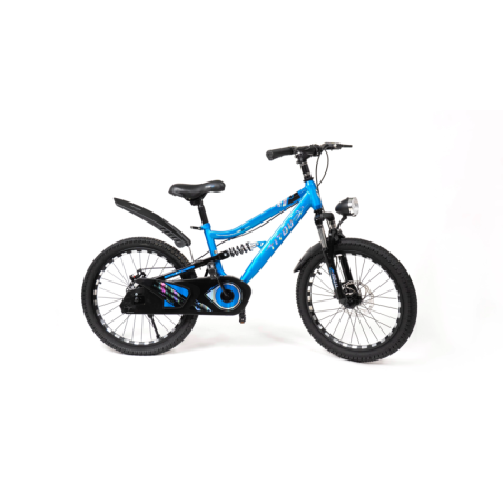 Vélo Enfant 20 Pouces – Cadre Acier avec Suspension Avant et Arrière