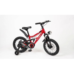 Vélo Enfant 16 Pouces avec Roues Stabilisateur – Bleu