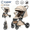 Poussette Bébé Cypar H9 – Compacte, Pliable et Confortable