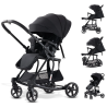 Poussette Bébé V9 2 en 1 Réversible avec Rocker – Noir