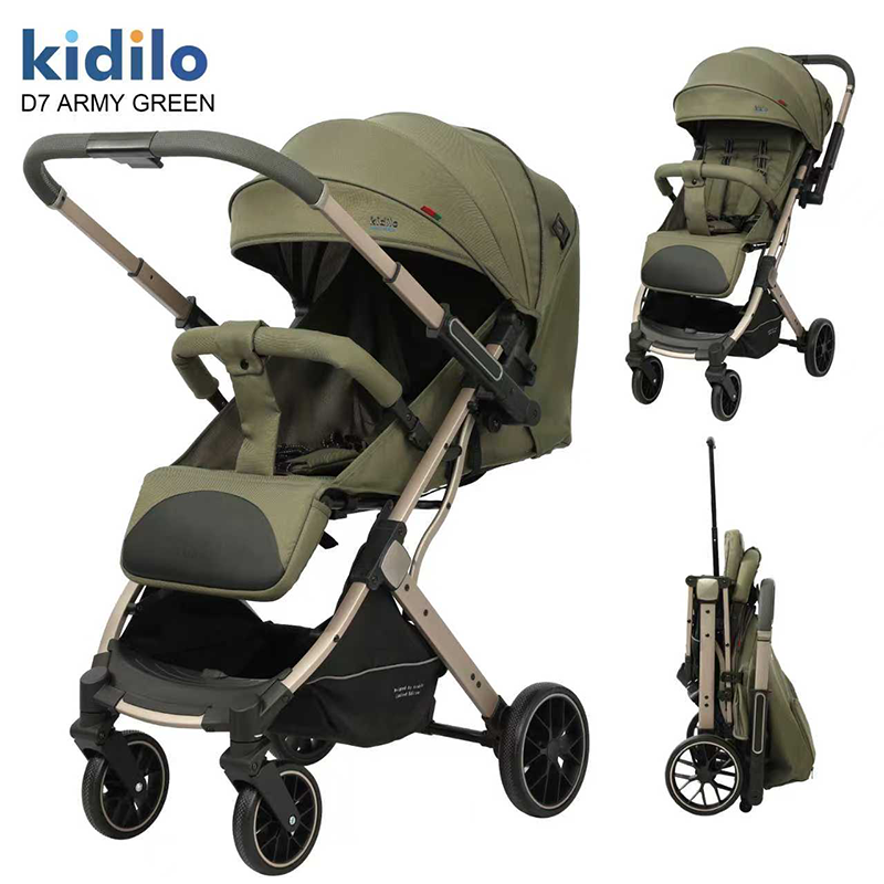 Poussette Bébé Kidilo D7 – Pliable et Pratique