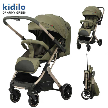 Poussette Bébé Kidilo D7 – Pliable et Pratique