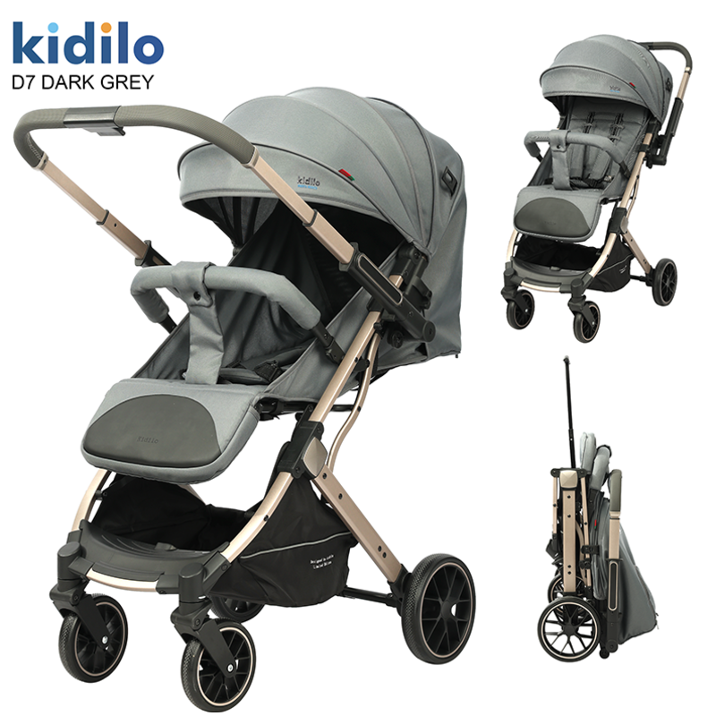 Poussette Bébé Kidilo D7 – Pliable et Pratique