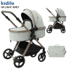 Poussette Landau Bébé Kidilo H8 – Dès la Naissance jusqu’à 20 kg