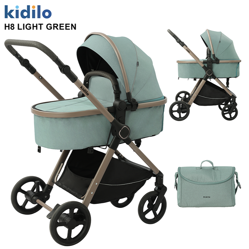 Poussette Landau Bébé Kidilo H8 – Dès la Naissance jusqu’à 20 kg