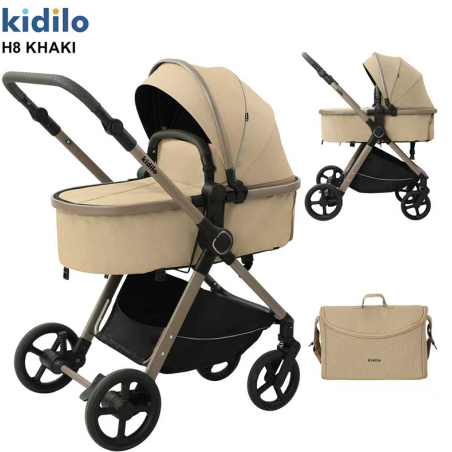 Poussette Stokke YOYO 3 – Châssis Noir Pack 6+ Taupe