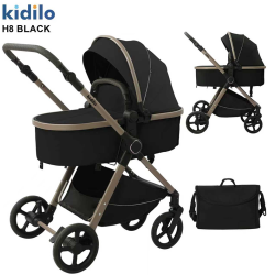 Poussette Stokke YOYO 3 – Châssis Noir Pack 6+ Taupe