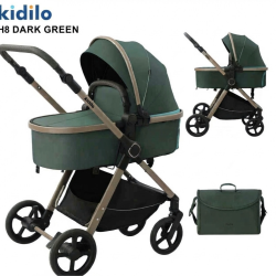Poussette Landau Bébé Kidilo H8 – Dès la Naissance jusqu’à 20 kg