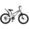 Vélo Enfant 24 Pouces avec Suspension Avant et Double Frein à Disque