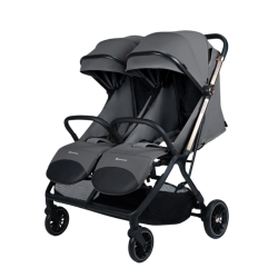 Poussette Double Jumeaux PopyPapa – Confortable et Pliable