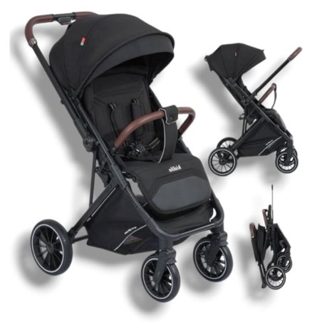 Poussette Bébé KIDILO 6530 - Noir