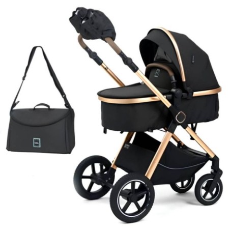 Poussette Landau KIDILO H2X Avec Sac Maman - Noir Poussette Landau KIDILO H2X Avec Sac Maman - Noir